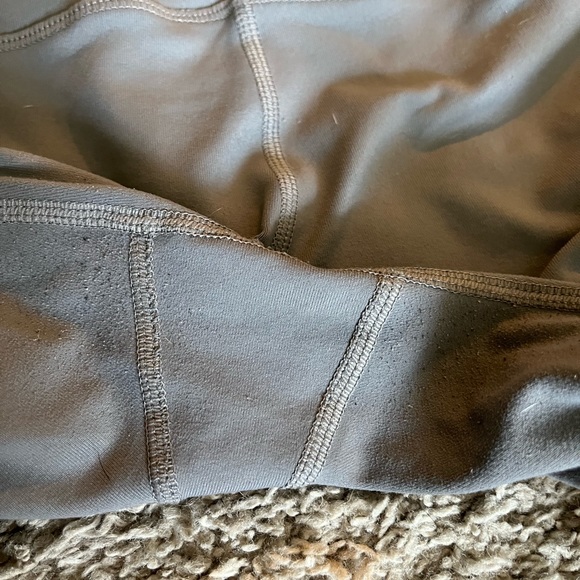 GUC Oiselle Running Tights Size 8 Grey - Picture 5 of 8